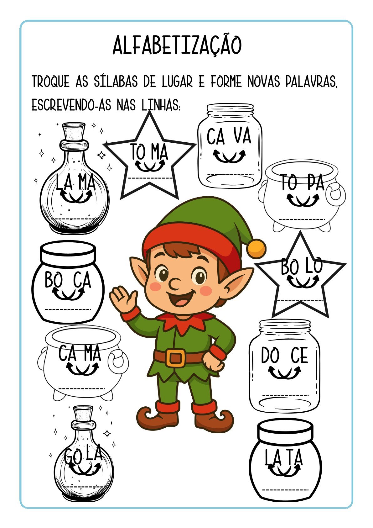 Trocando Sílabas de Lugar